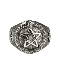 Ring Pentagramm mit Schlange Edelstahl - vergleichen und günstig kaufen